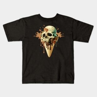 Ice Cream Skull Kids T-Shirt